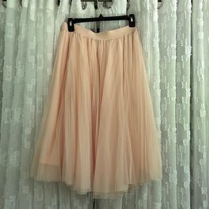 Tulle Tutu Midi Skirt